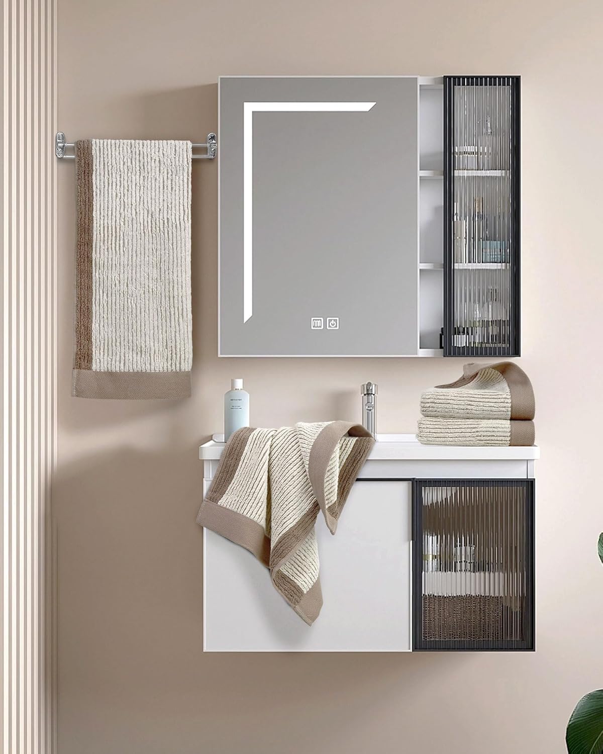 Sturdy Colorful Hand Towels Set for bathroom