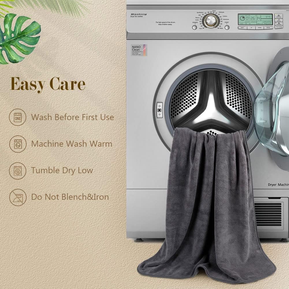 Orighty Bath Towels Pack of 2 27x54 Impossible to Hold