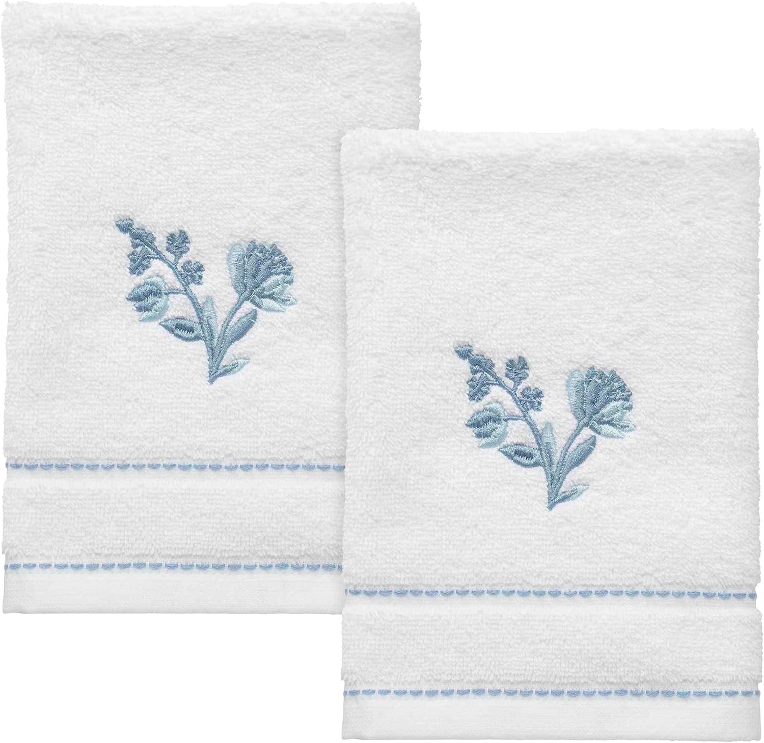 Fingertip Bathtowels Soft Absorbent Floral Designs