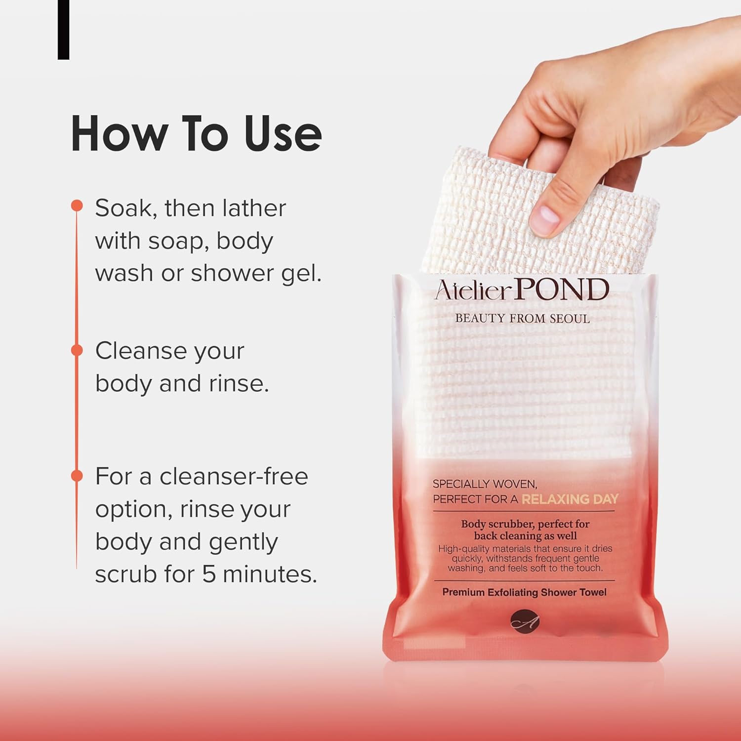 Korean Exfoliating Washcloth