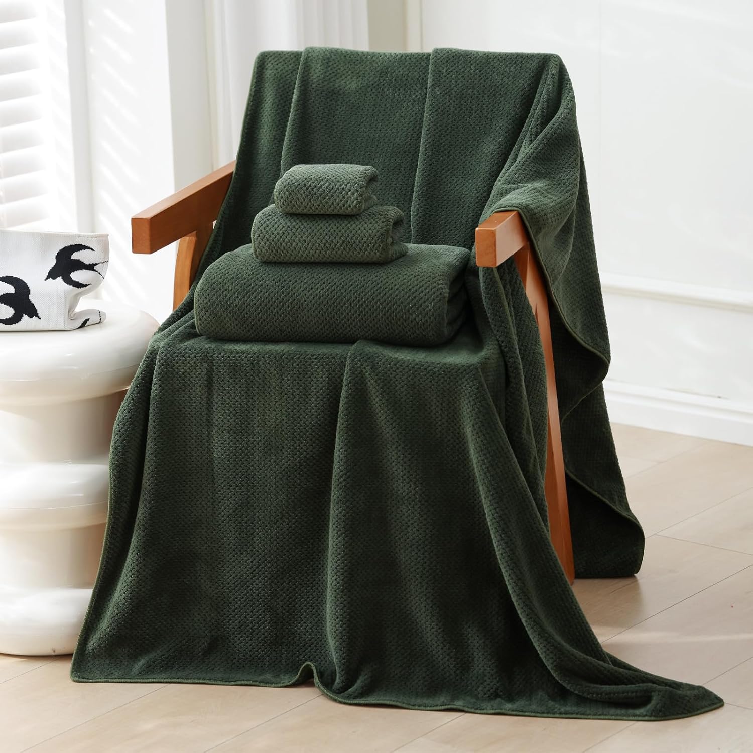Extra-Large Bath Towels Set for Adults