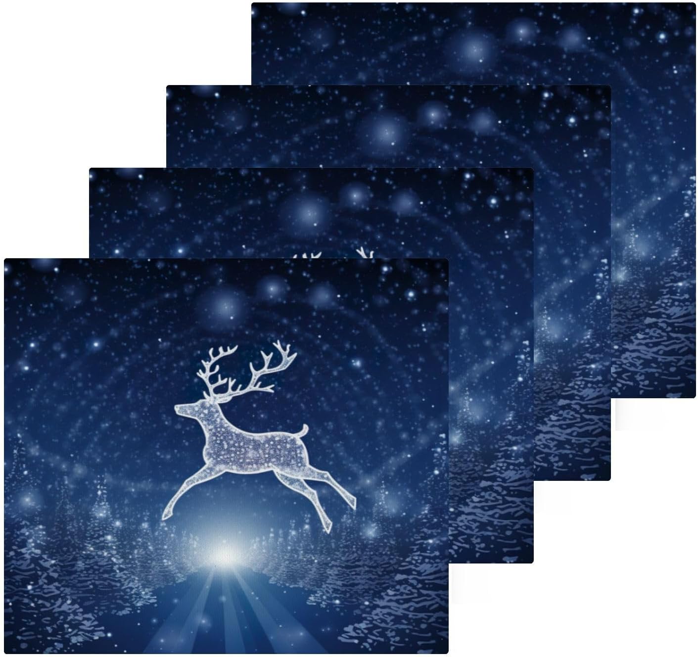 Reindeer Washcloth Set - Christmas Gift for Kids and Adults