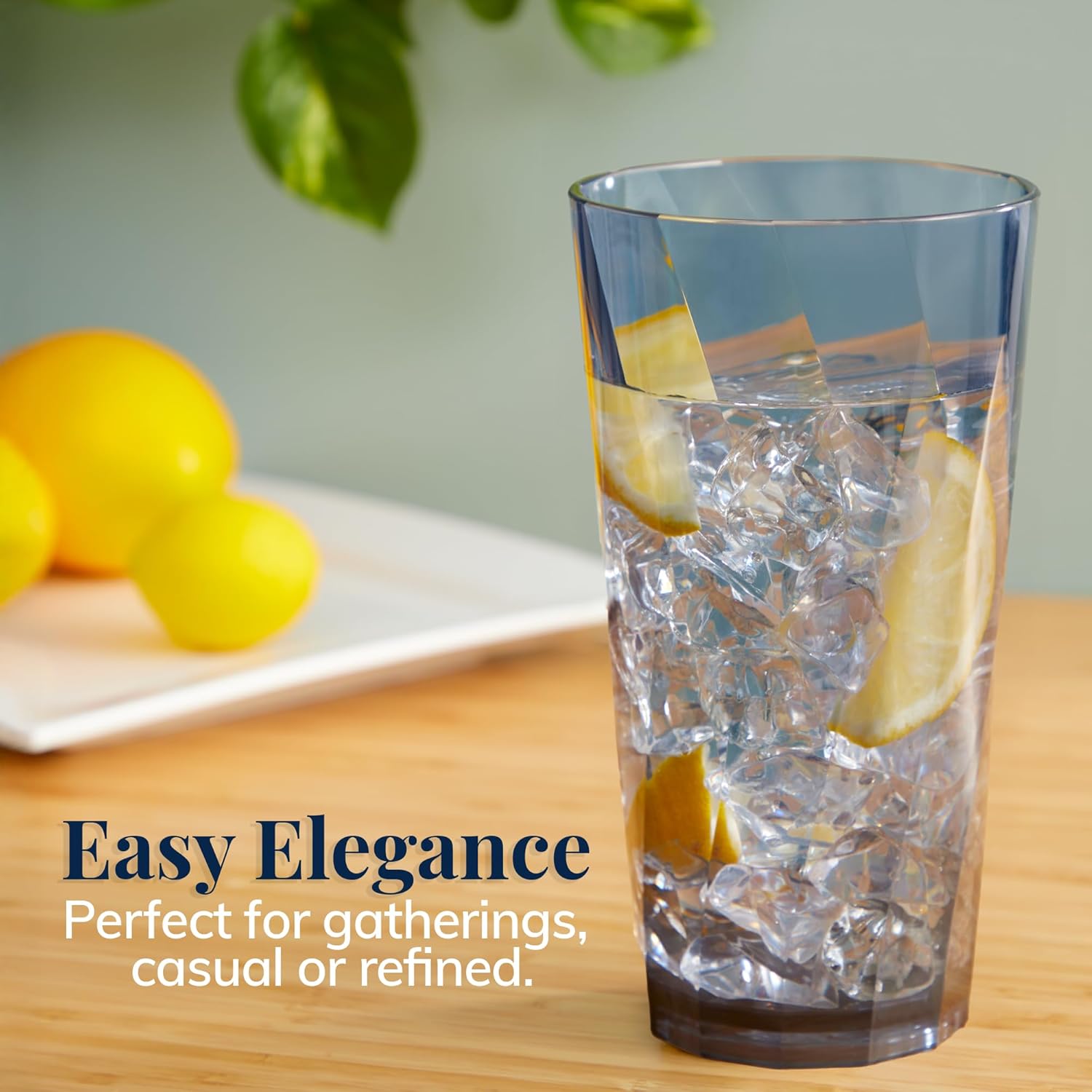 Charming Chalice in coastal blue and grey Made in USA BPA-free