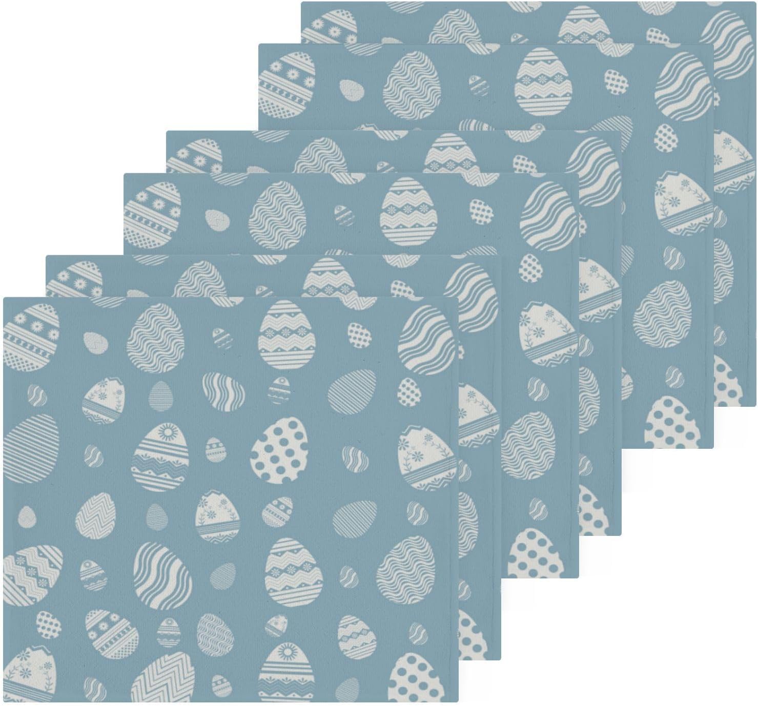 Easter Egg Washcloth Set 2P - Soft Absorbent Reusable for Babies Kids