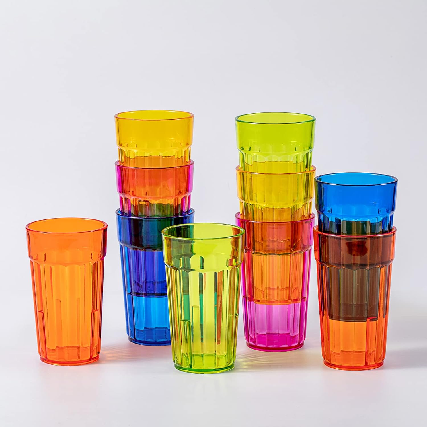 BPA-Free 10-Pack Small Drinking Glasses Perfect for Daily Use