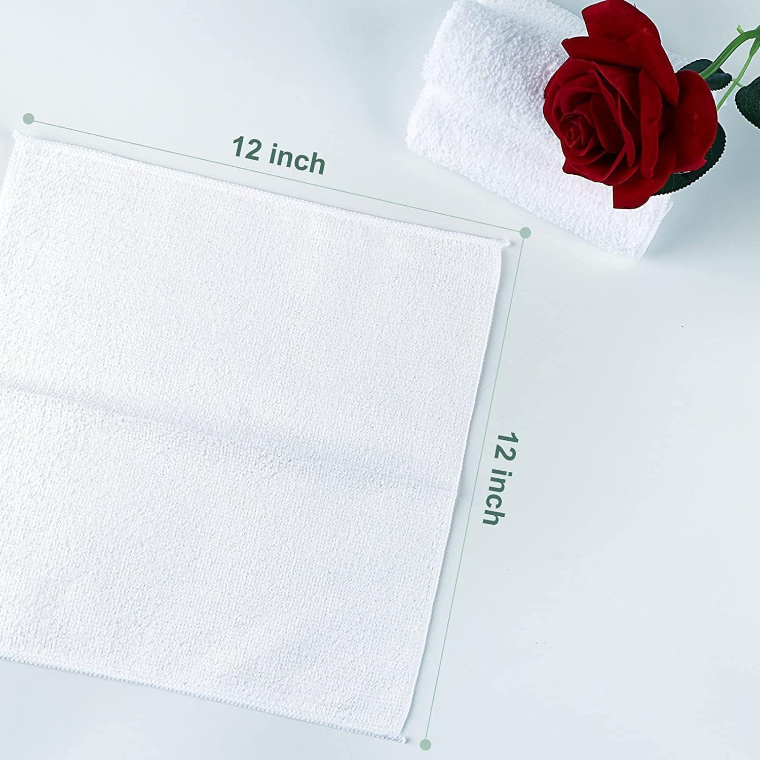 Orighty Washcloths 100-Piece Set Soft and Absorbent for Daily Use