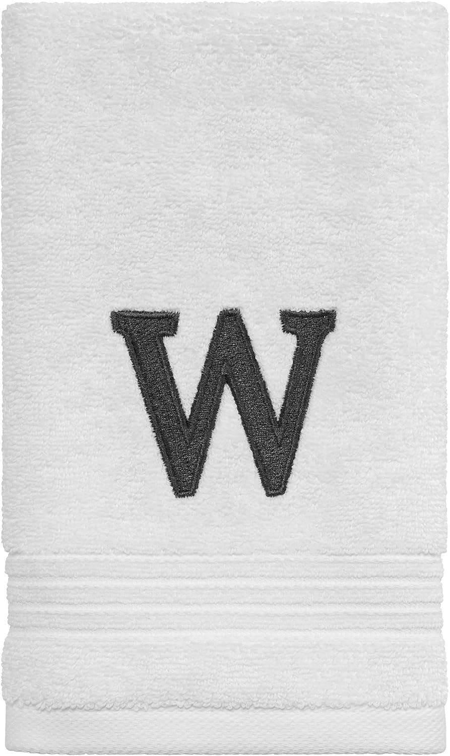 Oops Fingertip Towel 100 Cotton Monogram Design