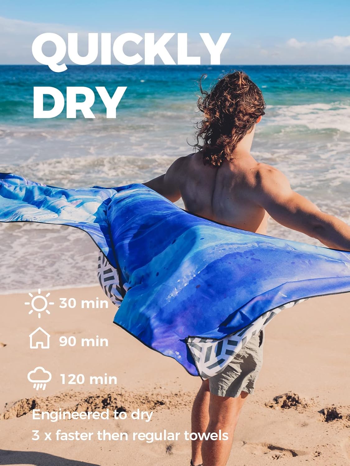 OCOOPA Microfiber Beach Towel