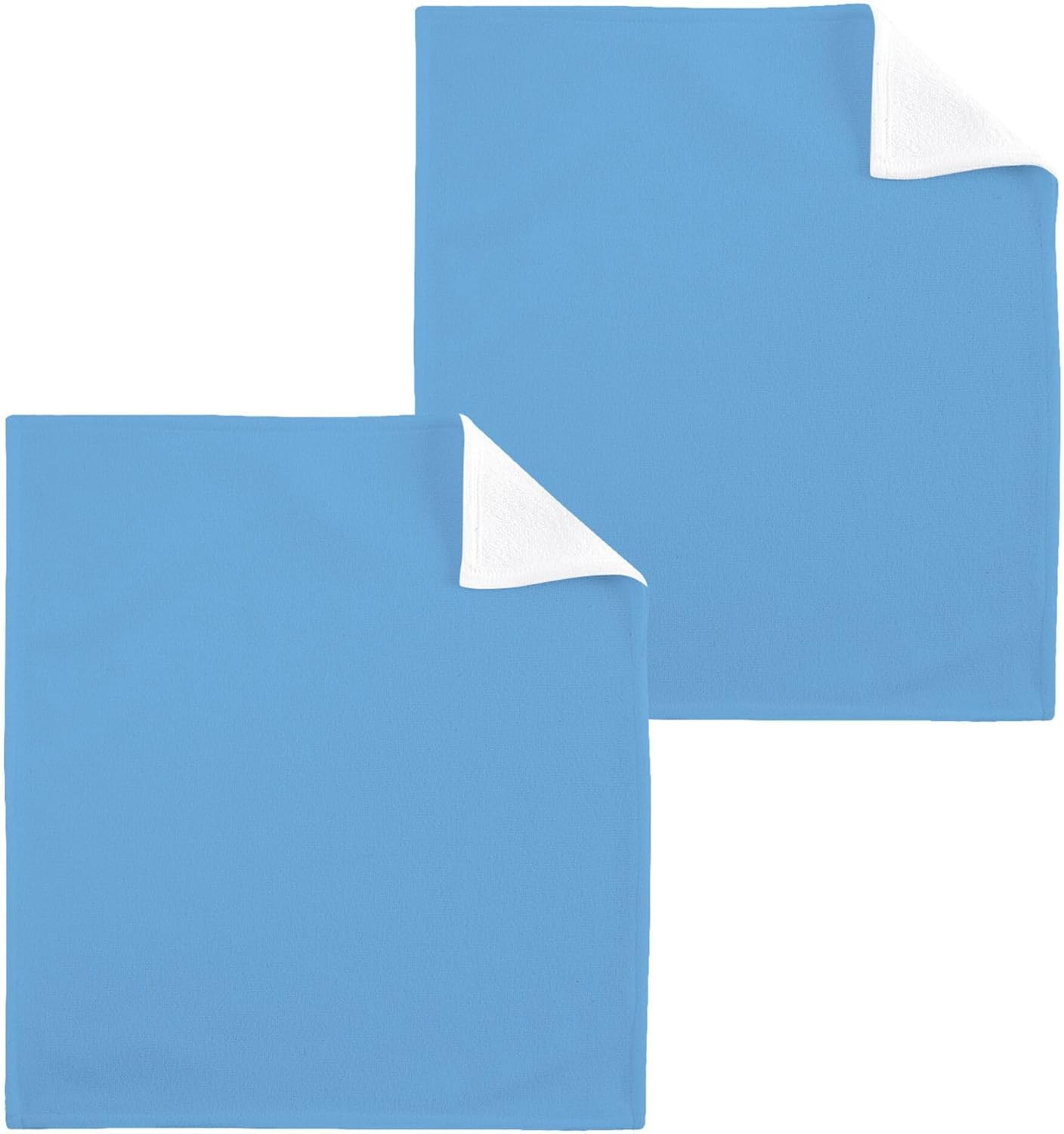 High-Quality Blue Cotton Washcloths for Daily Use