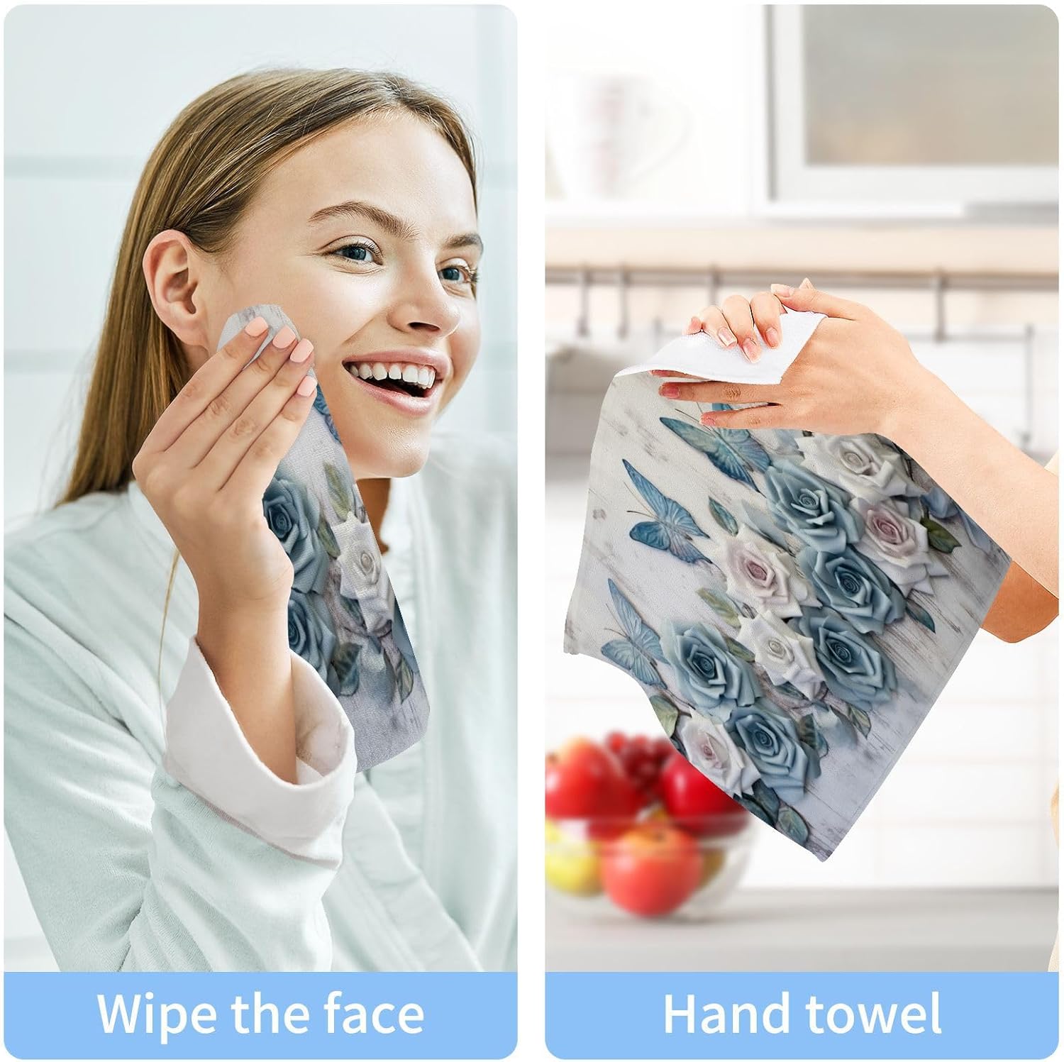 High-Quality Butterfly Washcloth Set