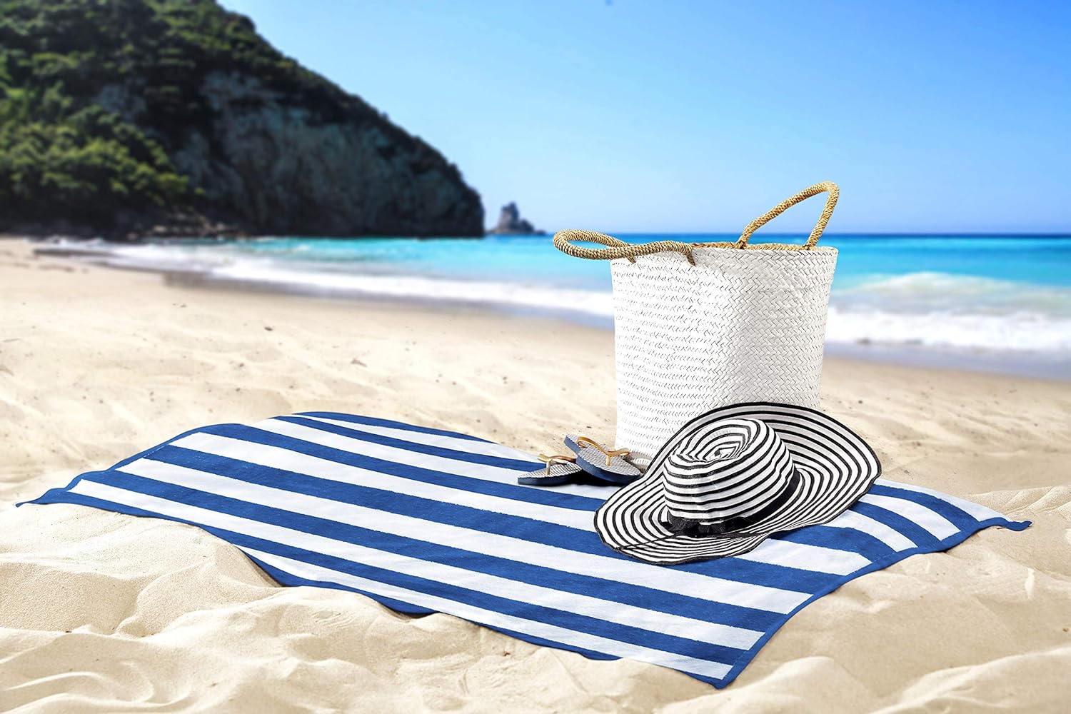 Utopia Cabana Stripe Beach Towels - 4-Piece Set