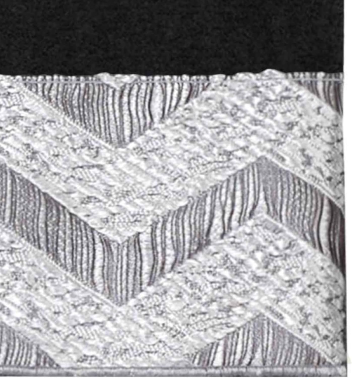 Fingertip Cotton Towel Soft Absorbent Chevron Galaxy Black