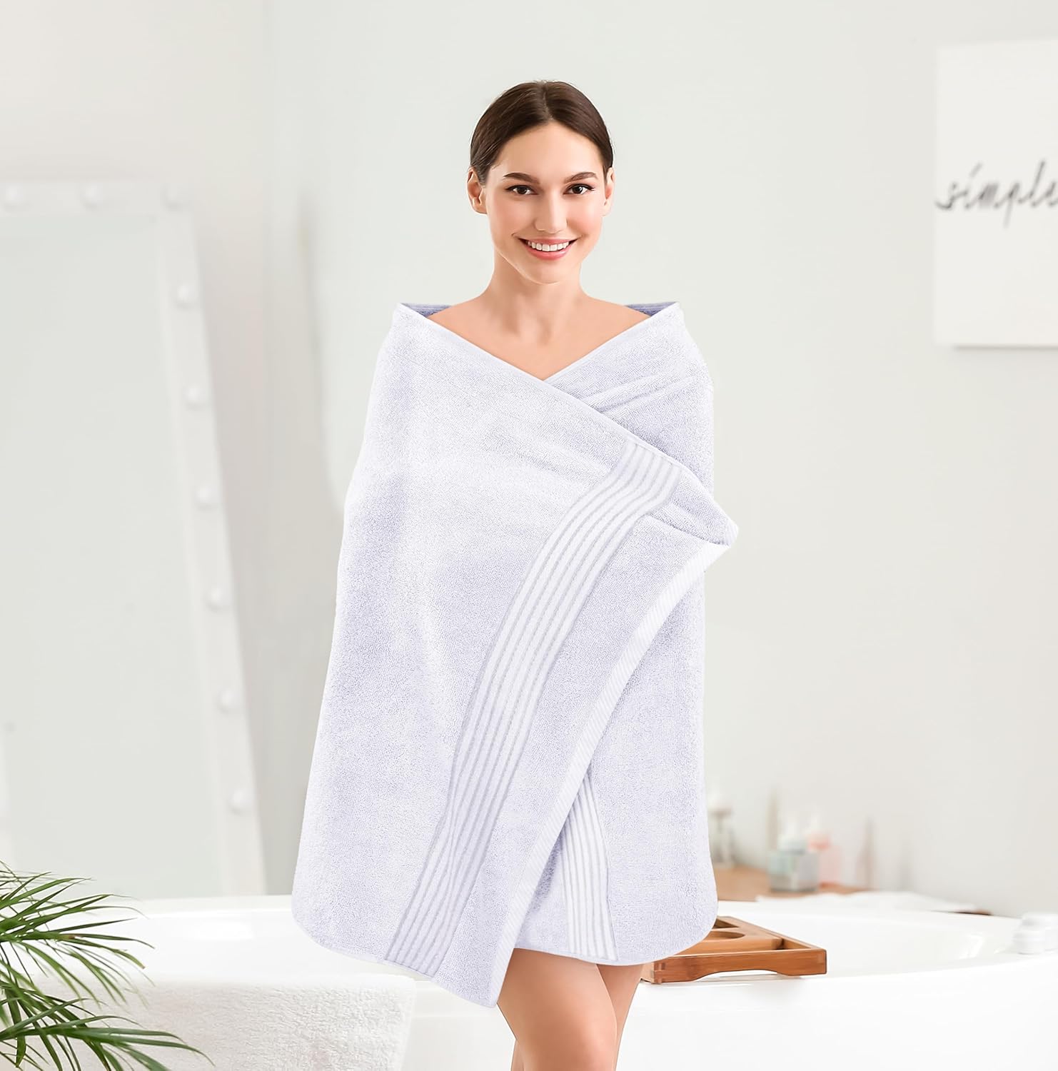 Utopia Premium 4-Pack Bath Towels
