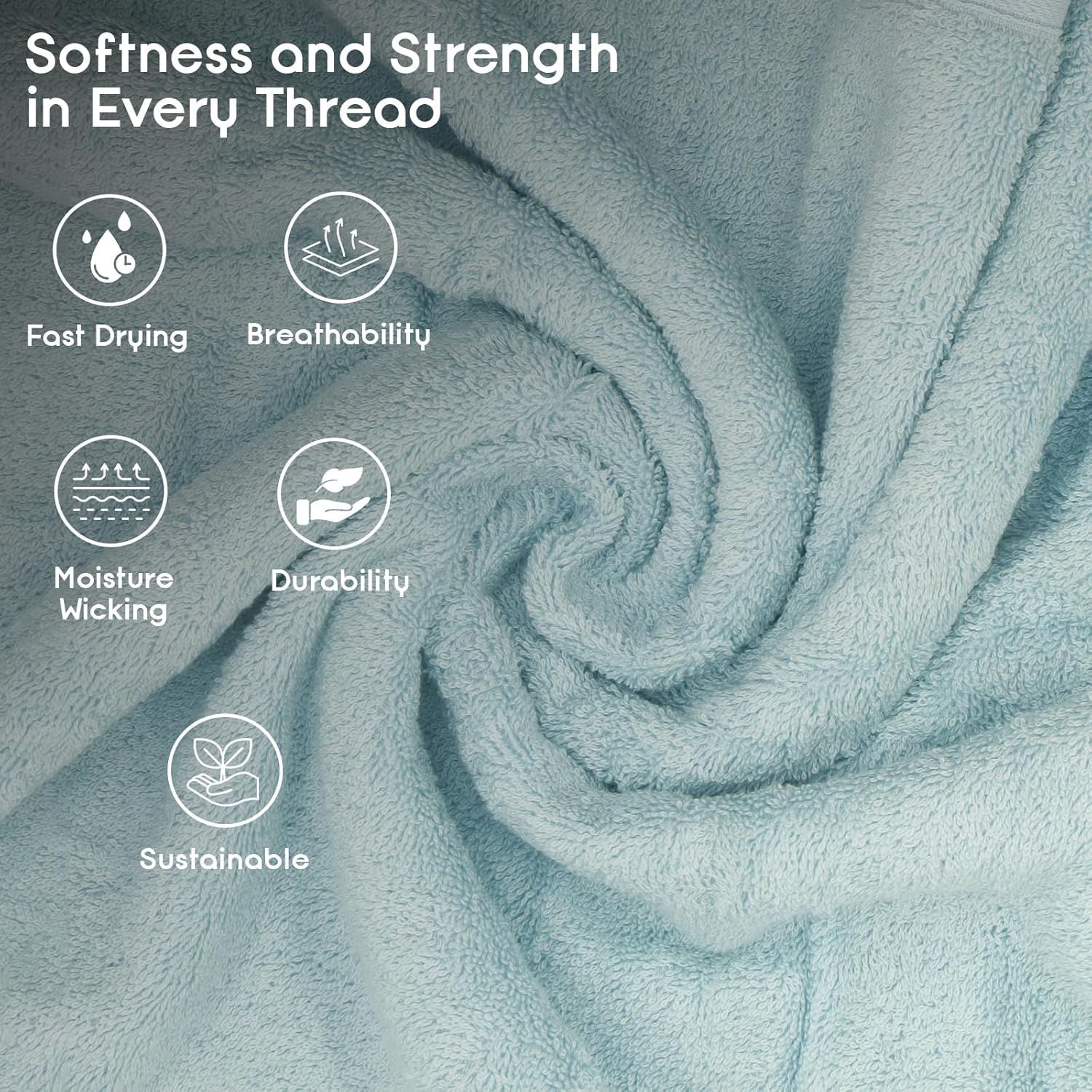 Premium 100 Cotton Jumbo Bath Towels for Home Bathroom