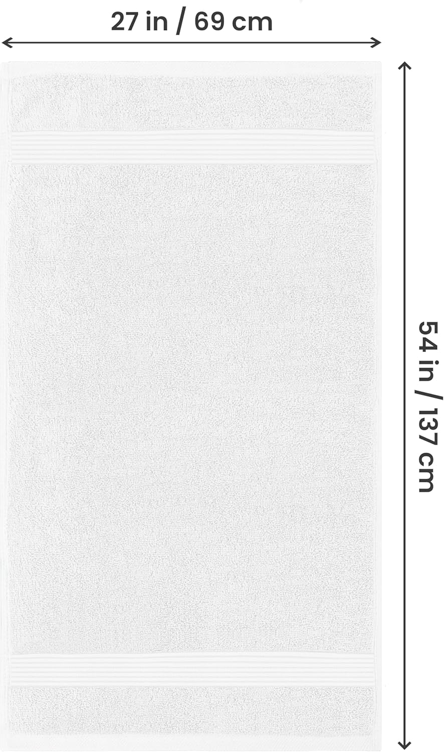 Utopia Premium 4-Pack Bath Towels