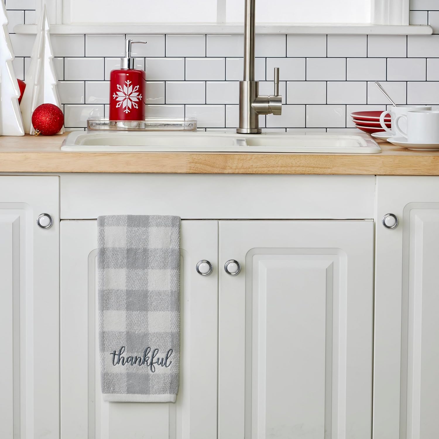 SKL Home Hand Towel Set 2-Pack Gray