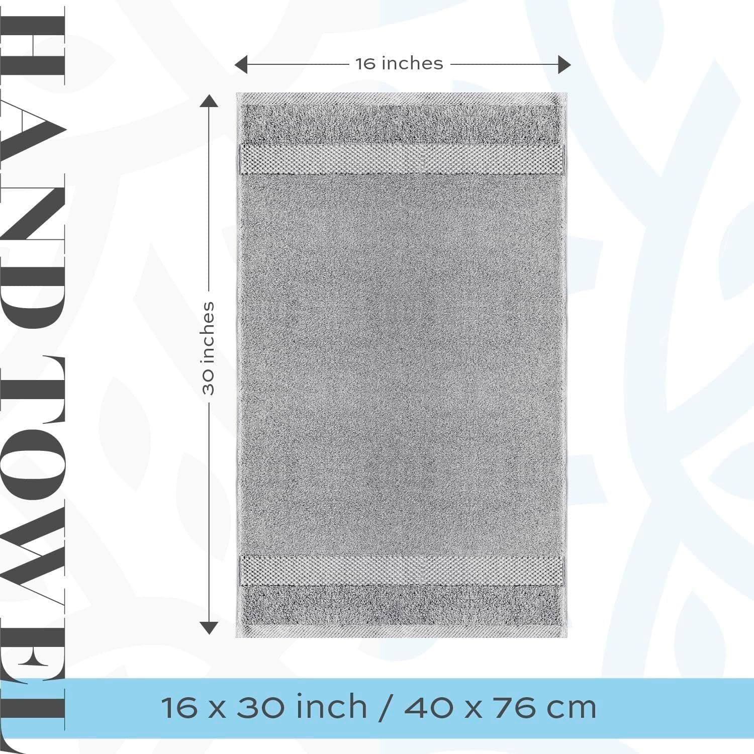 Luxury Dolphin Gray Hand Towels