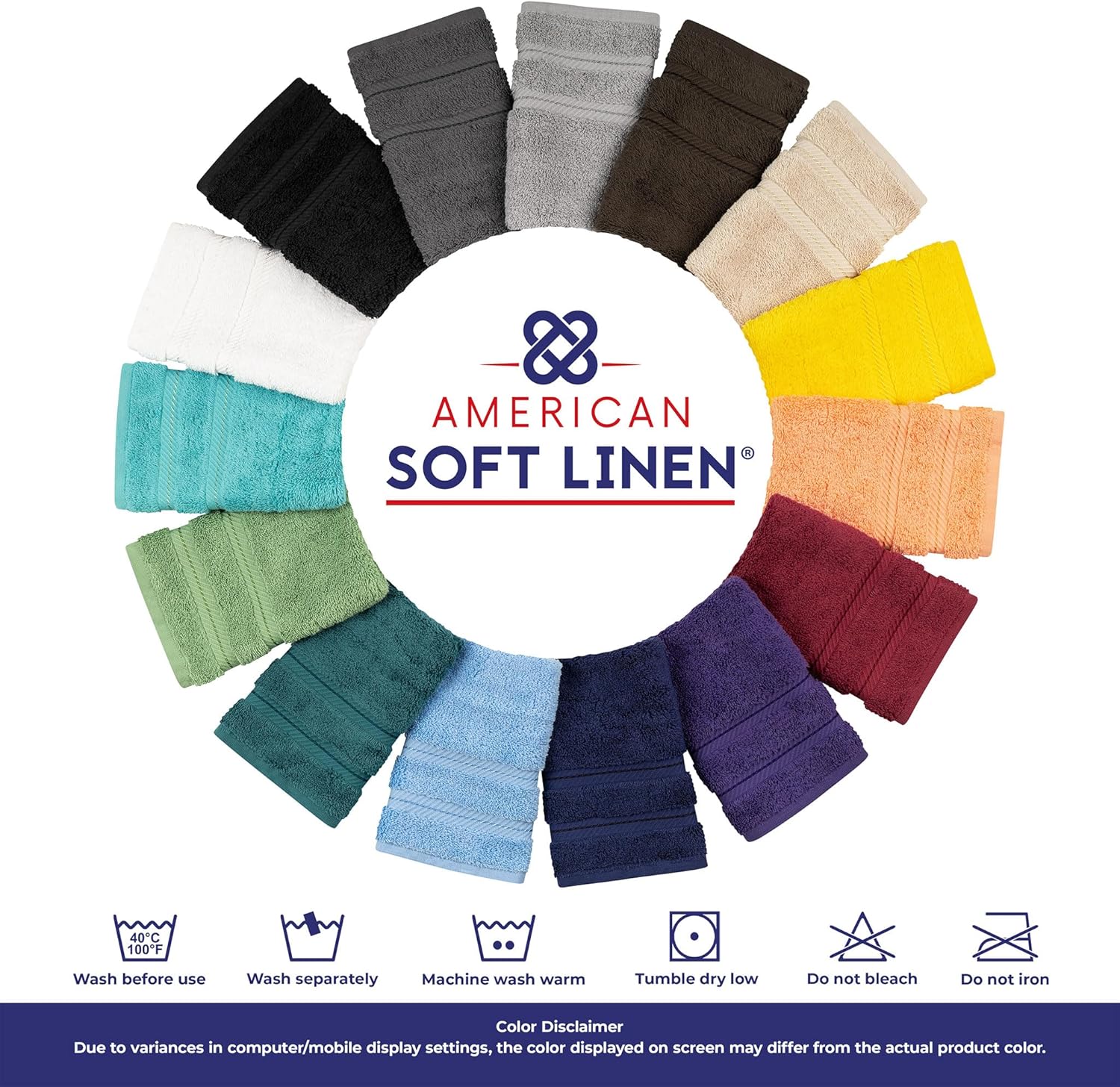 Luxury Bath Towel Set - Soft 100 Cotton for Your Bathroom
