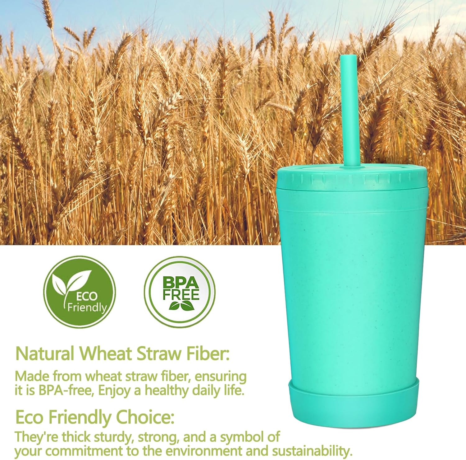 Homestockplus Eco-Friendly Reusable Cups