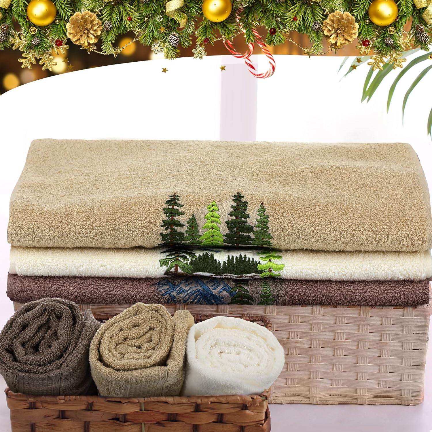 3-Piece Mountain Hand Towels
