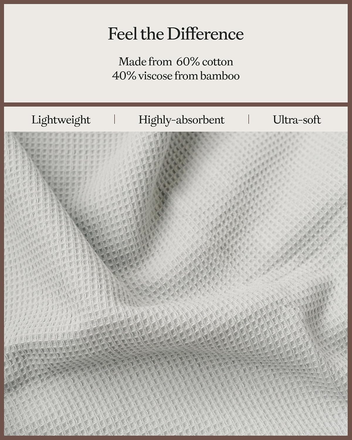 Luxury Bamboo Waffle Towels