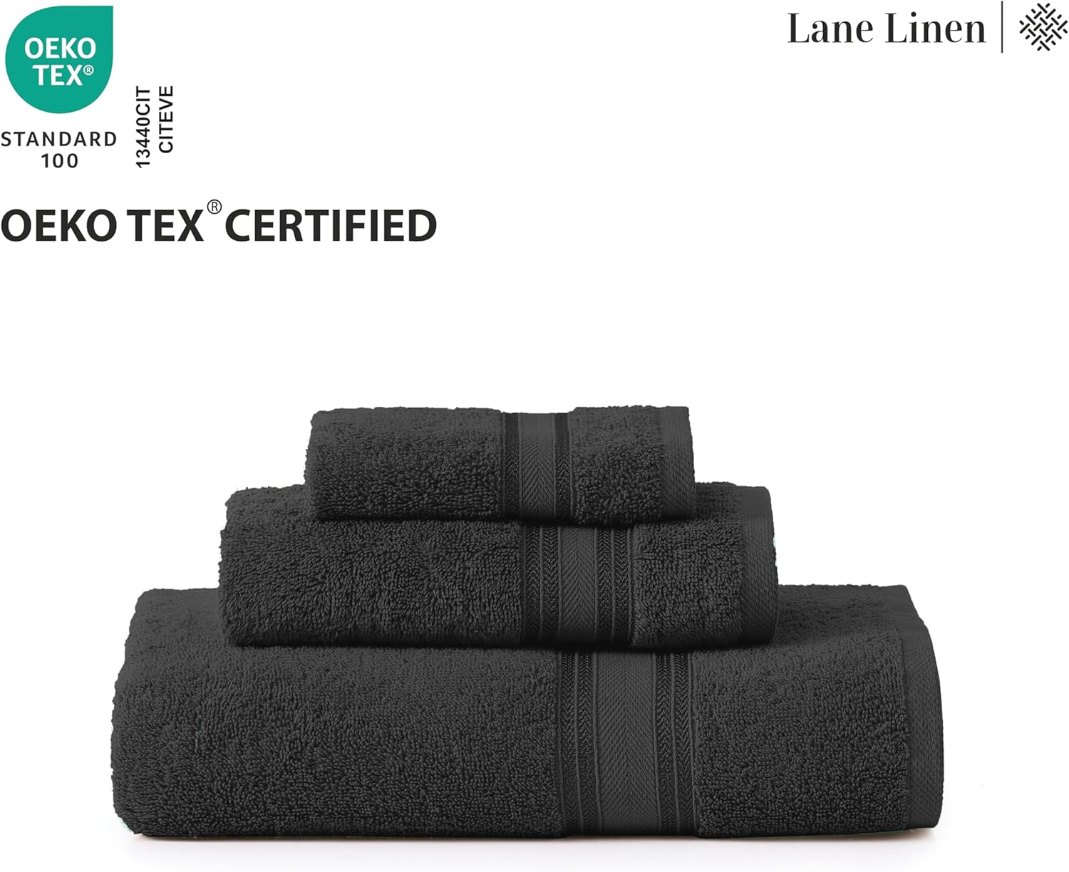 Luxury Bath Towels Set - 6 Piece by LANE LINEN