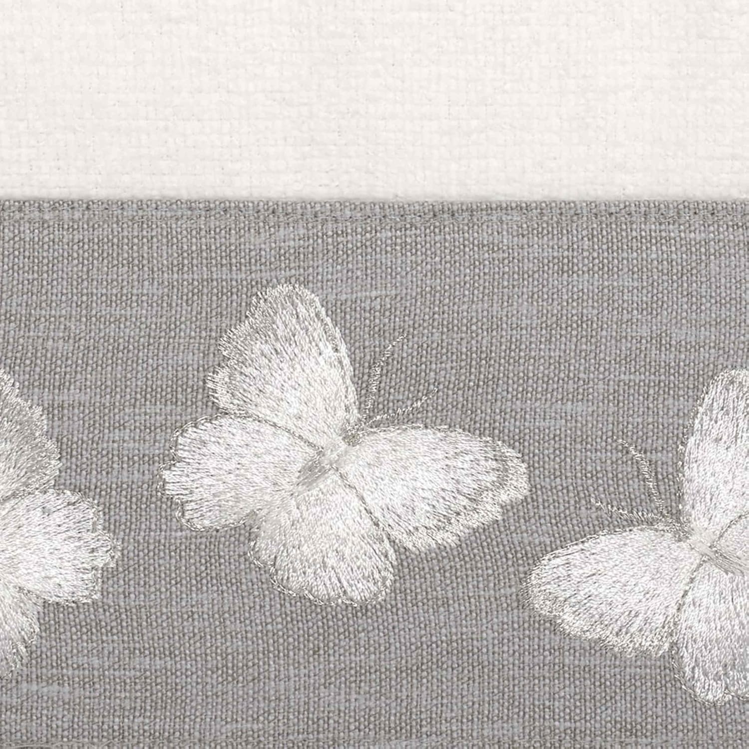 Avanti Linens - Soft Absorbent Fingertip Towel Yara Collection White