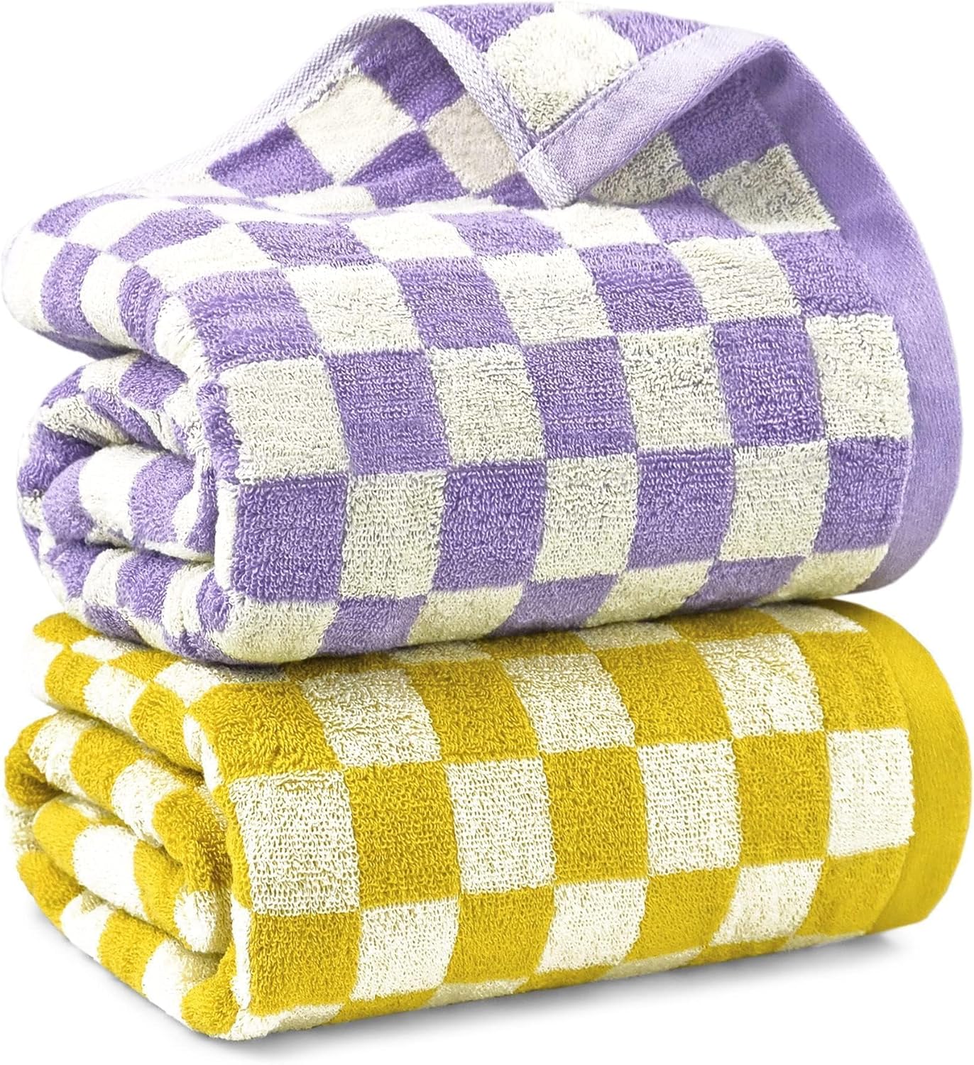 Jacquotha Checkered Bath Towel Set