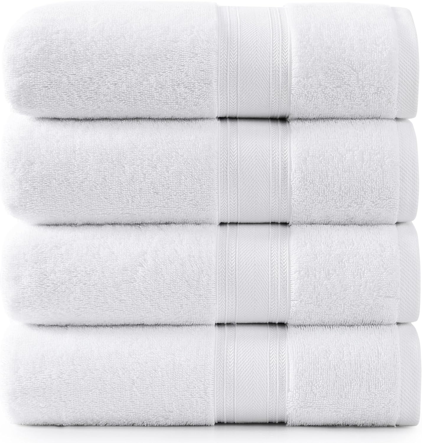Luxurious Over-Sized 100 Cotton Bath Towels Soft Quick-Drying Washable