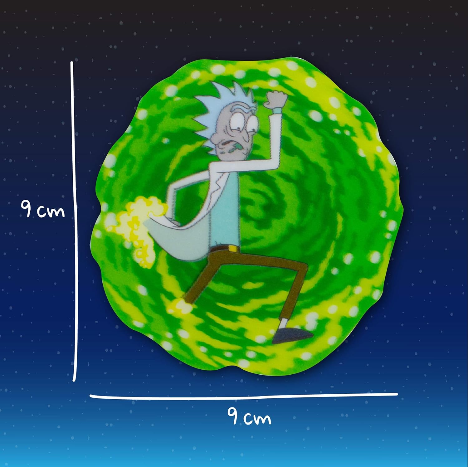 Paladone 3D Rick and Morty Drink Coasters Set of 4