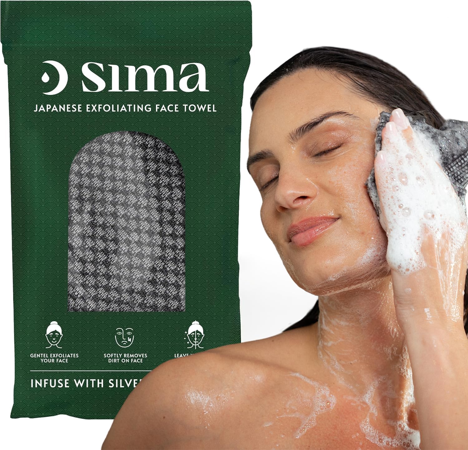 Effortless Exfoliation with Sima Body Scrub Towel