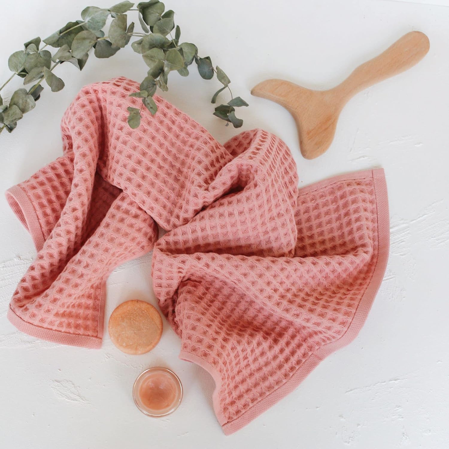 Luxurious Waffle Bath Towel for Me at Home