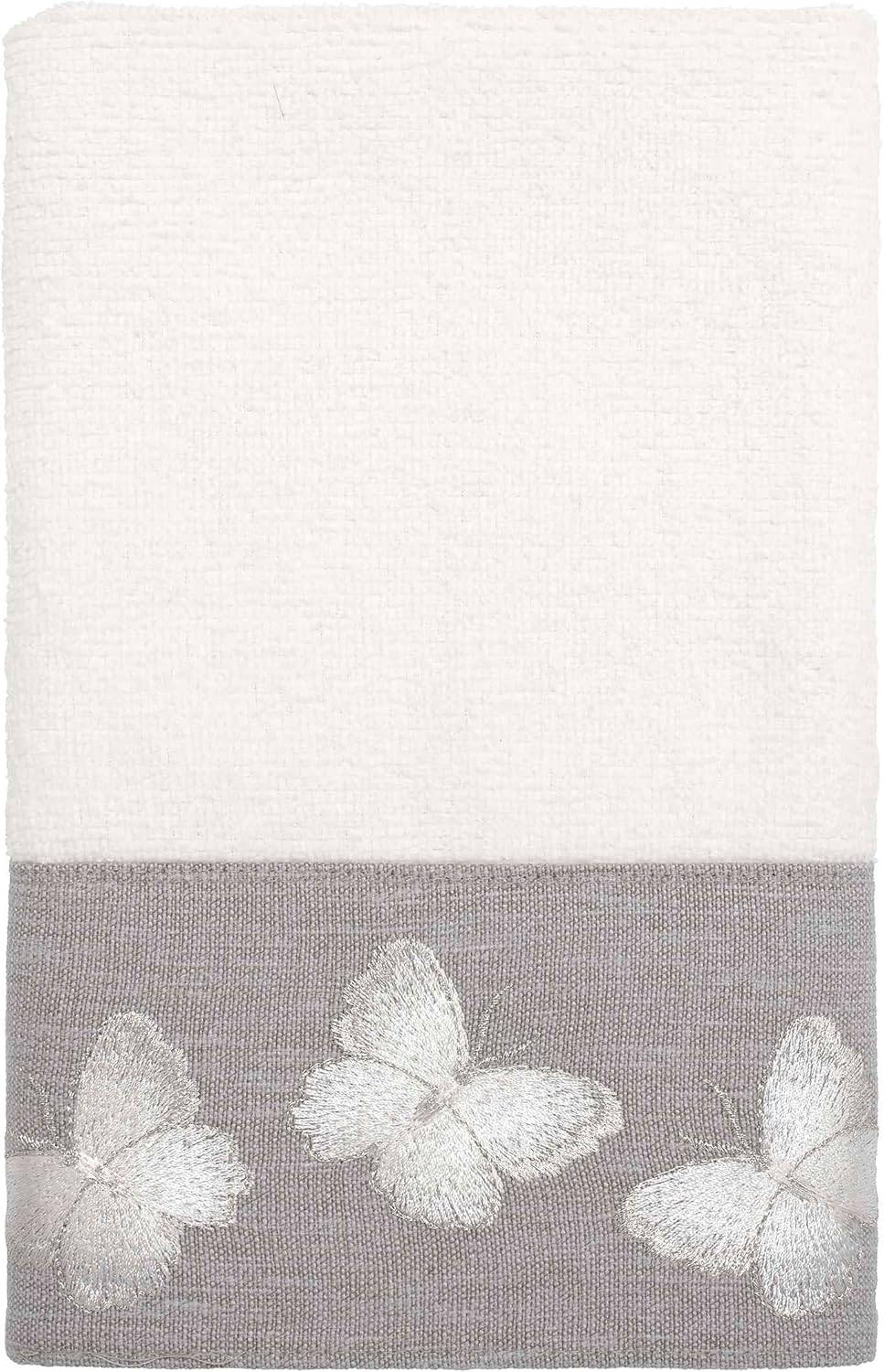 Avanti Linens - Soft Absorbent Fingertip Towel Yara Collection White