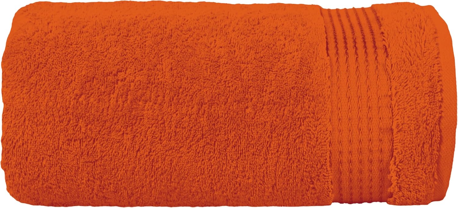 ElegantComfort Premium 40x80 Turkish Cotton Bath Sheet - Orange