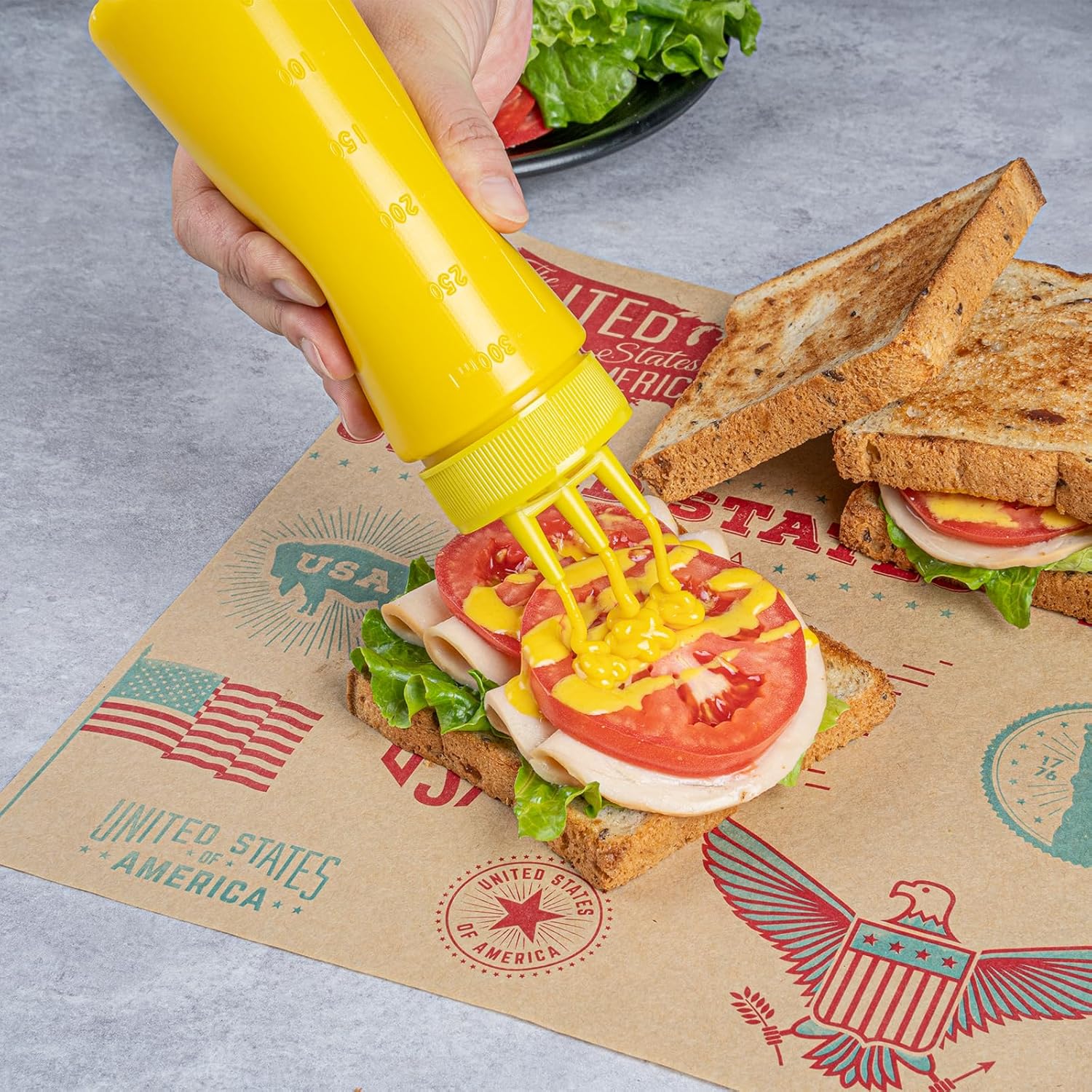 12-Ounce Condiment Squeeze Bottles
