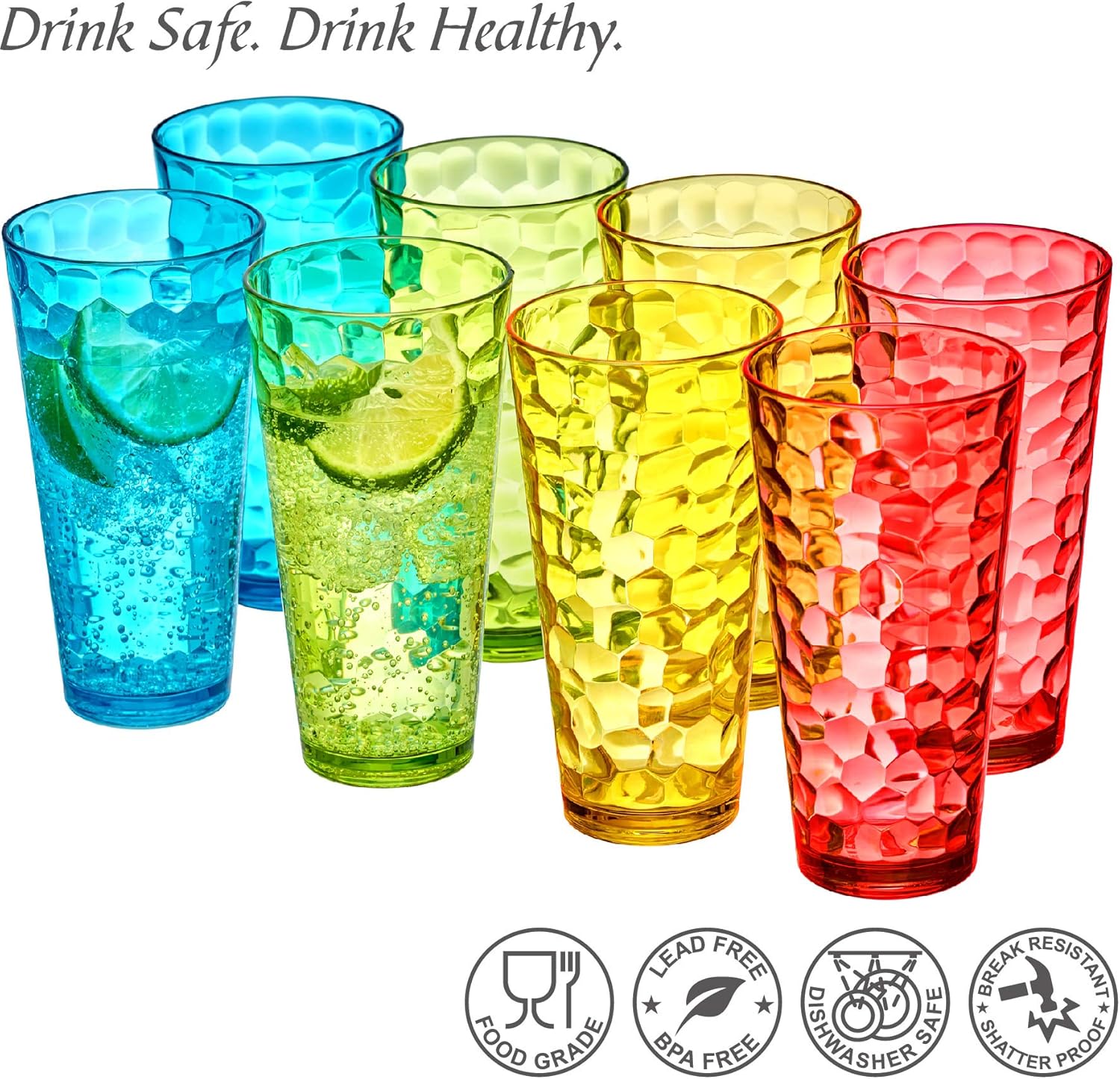 8-Piece Amazing Abby Iceberg Tumblers Set