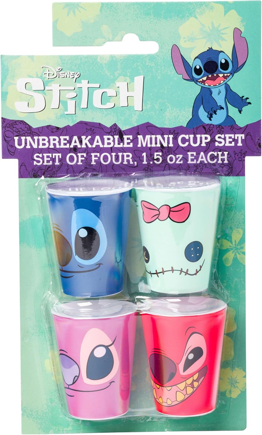 Lilo and Stitch 4Pack Plastic Mini Cup Set