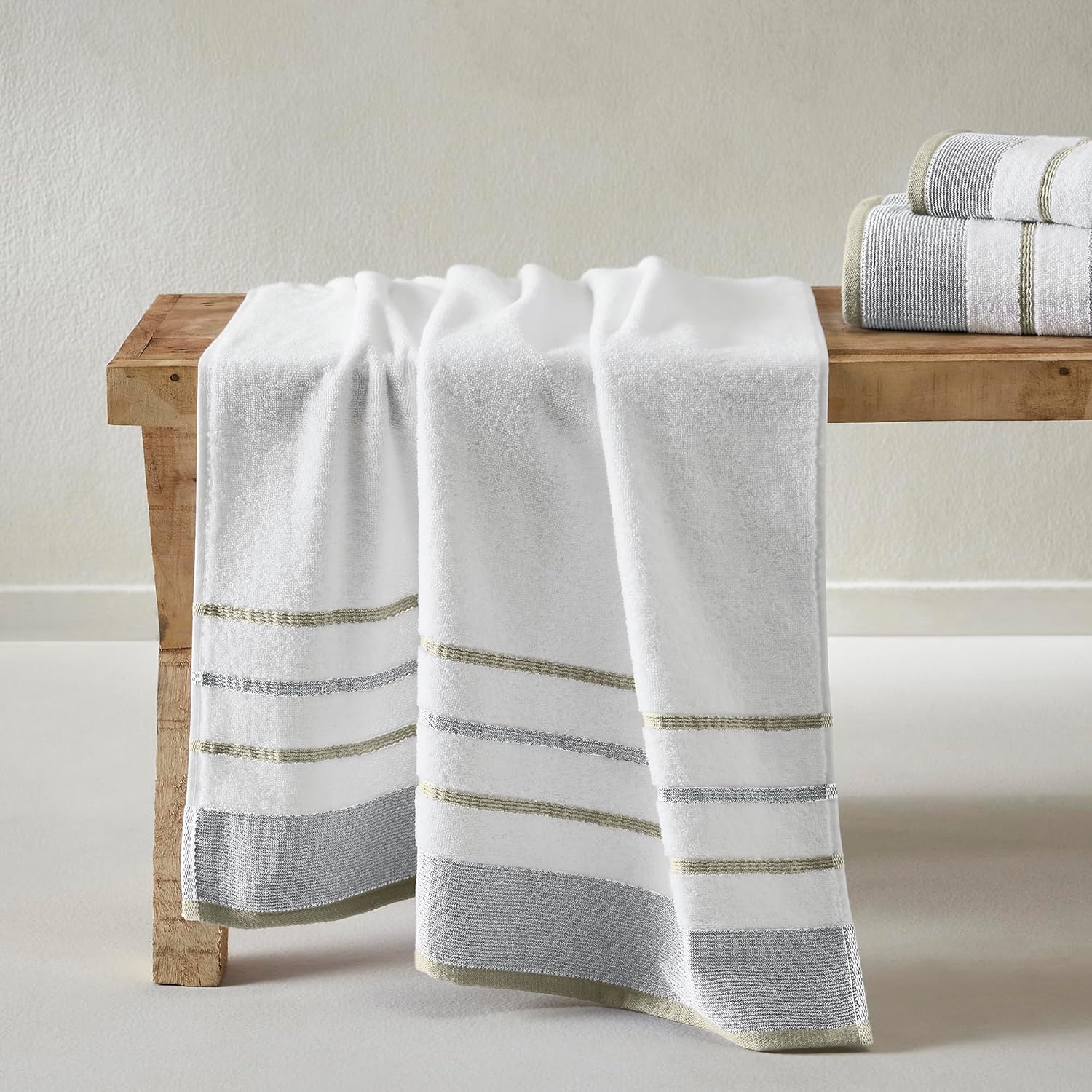 Luxury Cotton Bath Towels Set - Great Bay Home