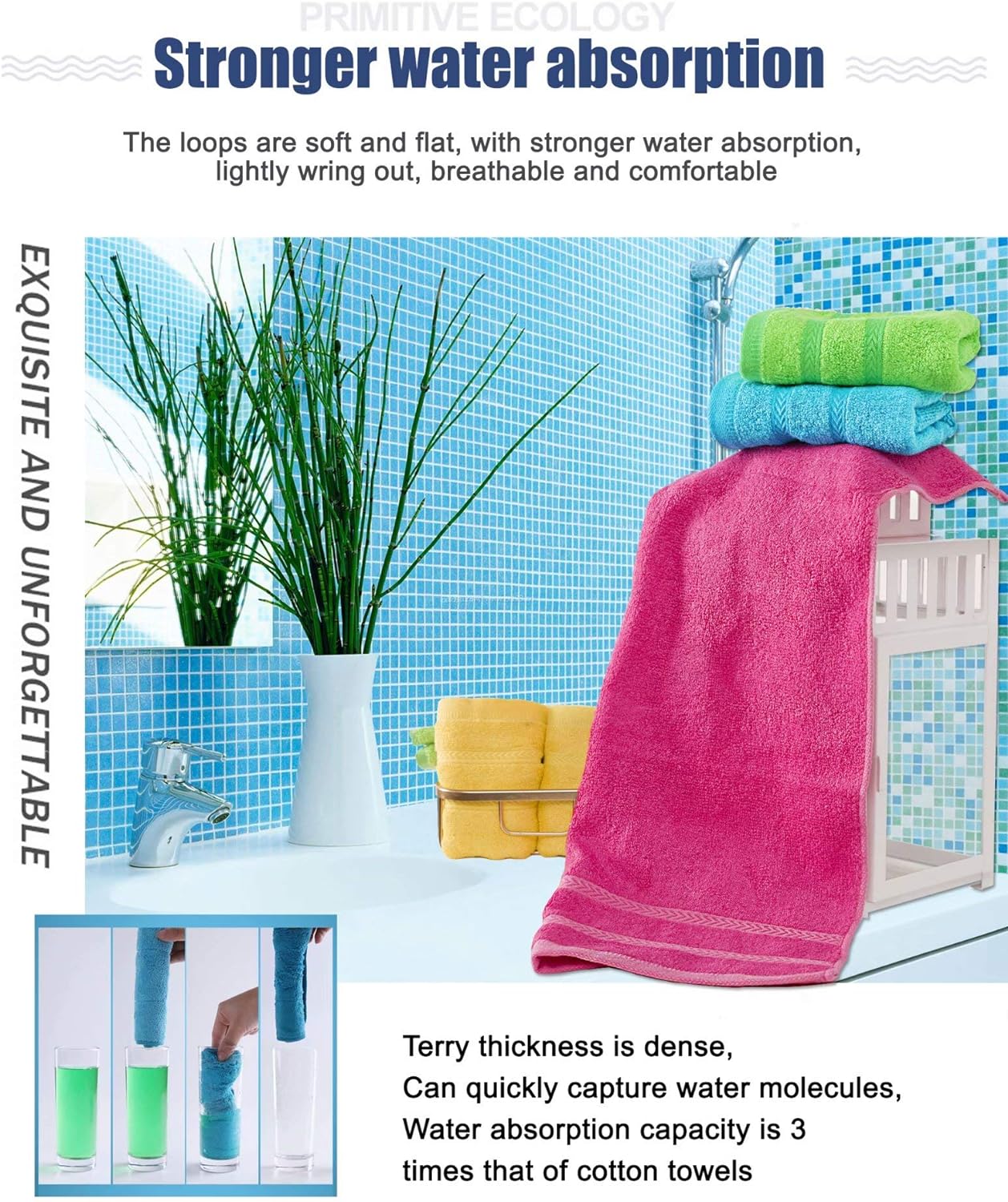 Premium 10x18 Inch Fingertip Towels