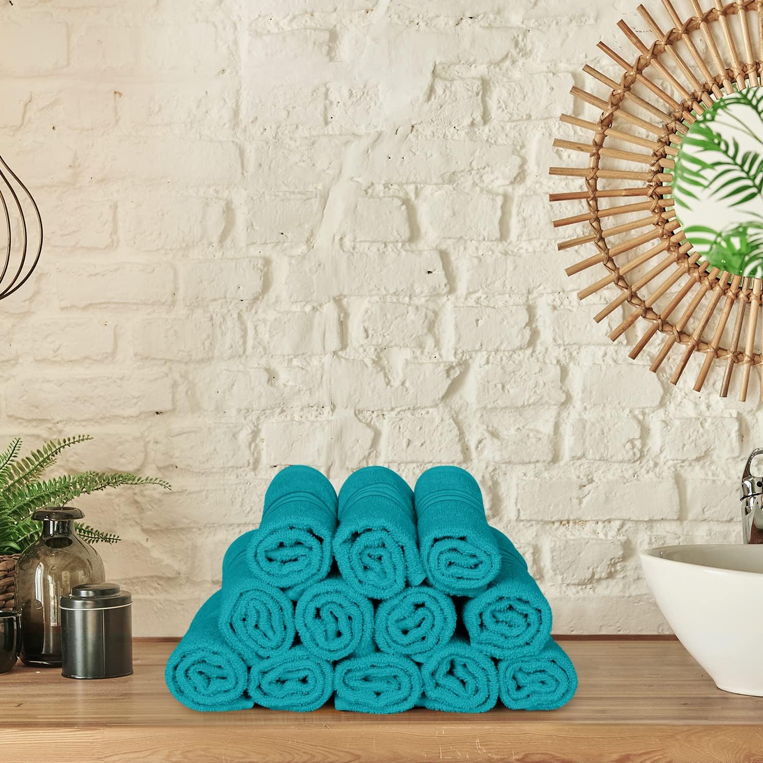 Utopia 12-Piece Premium Washcloth Set