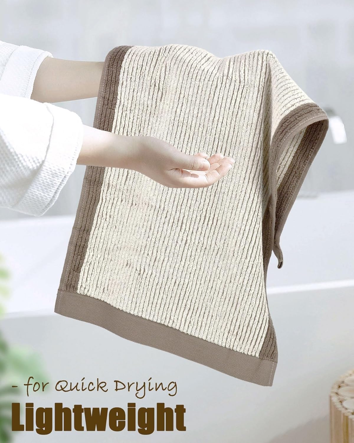 Sturdy Colorful Hand Towels Set for bathroom