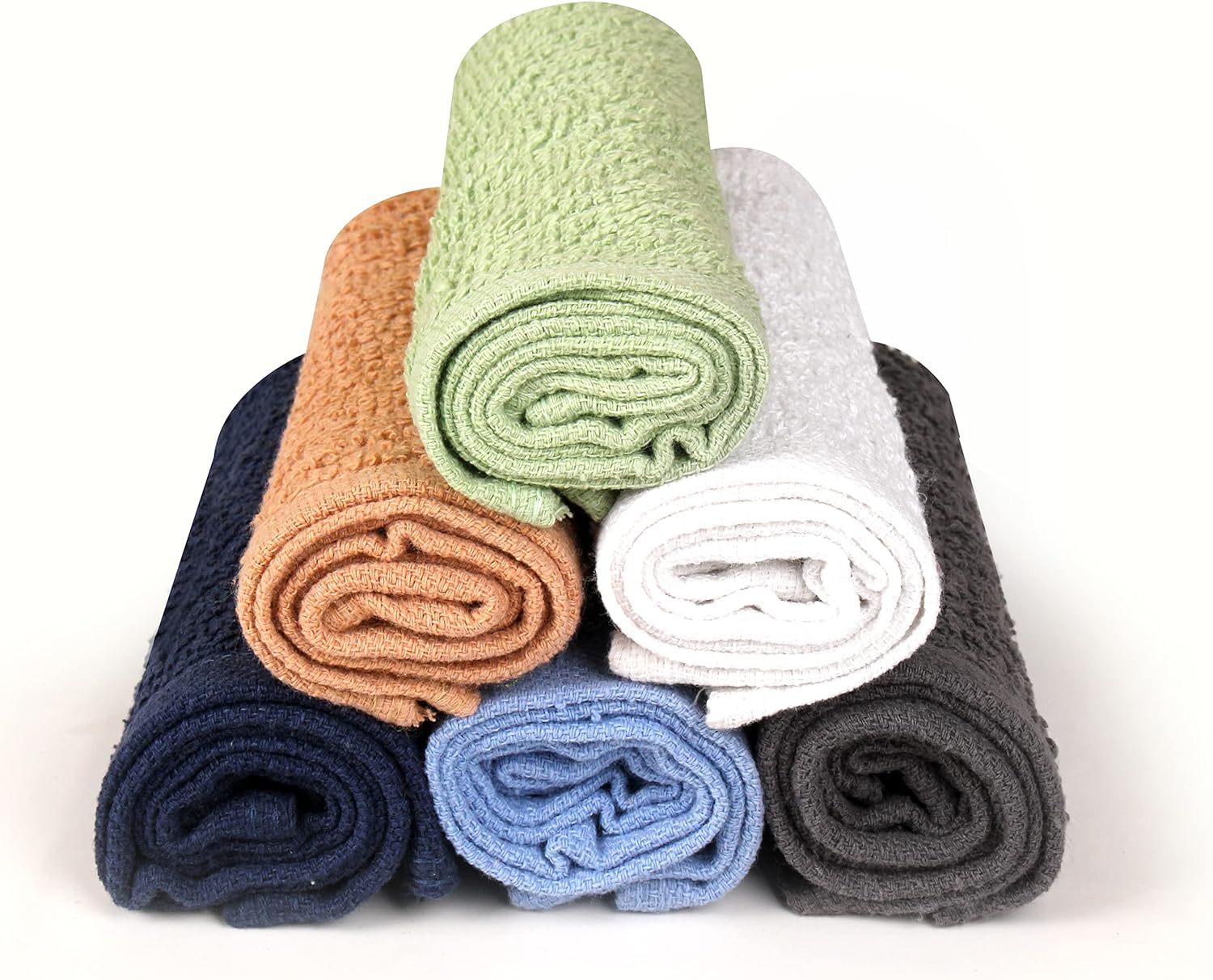 T L Towel and Linen Mart 24-Pack Washcloth Set