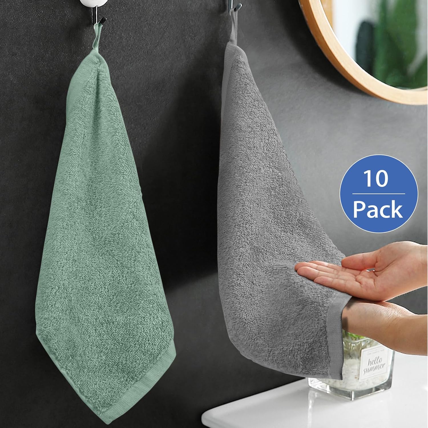 Luxury Washcloth Towel Set 10 Pack