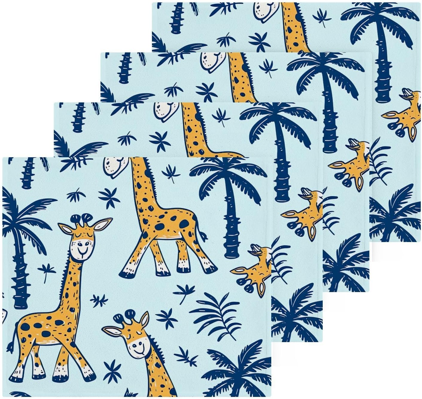 Yetasbin Giraffe Washcloth 2 Pack