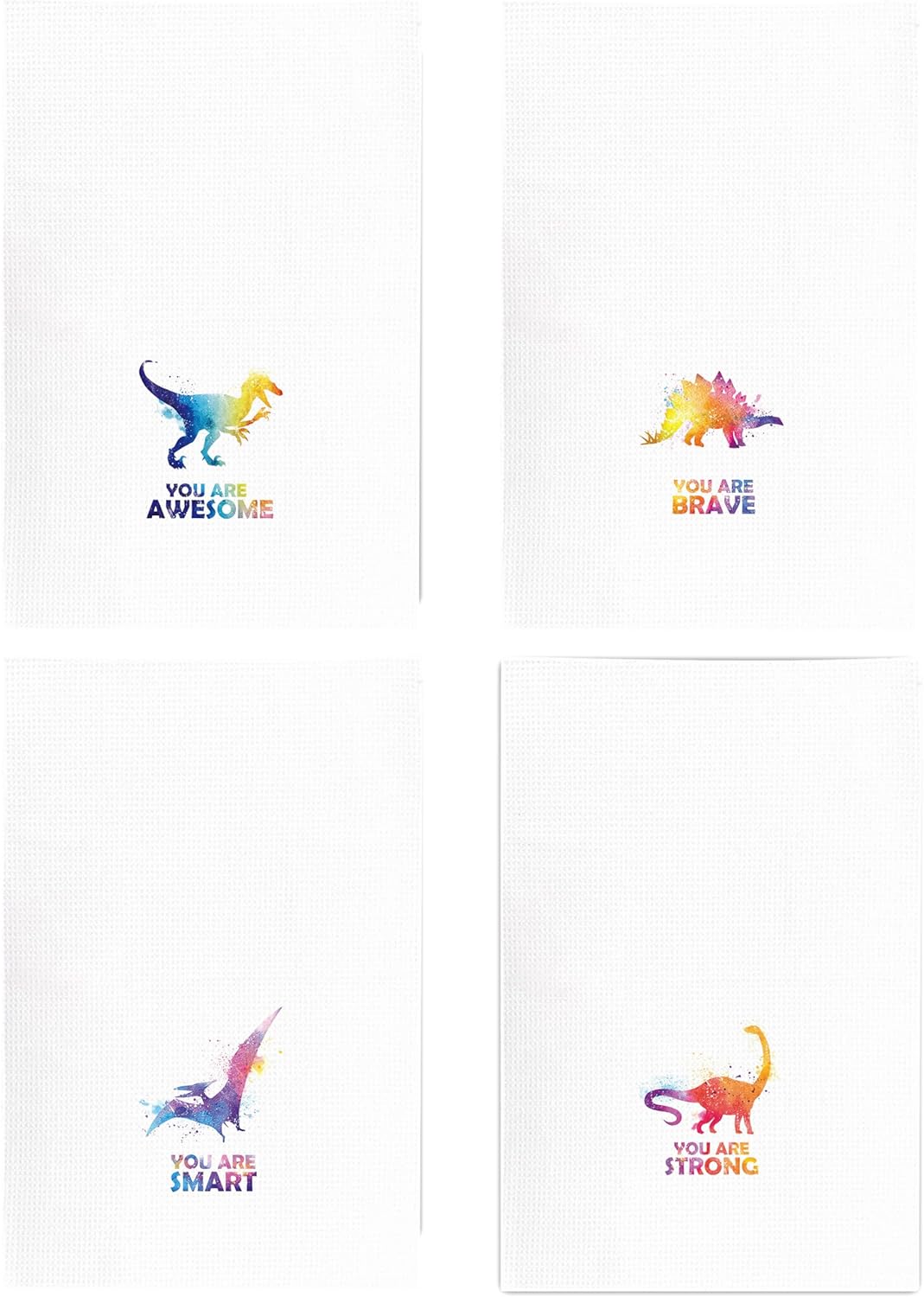 Kunlisa Dinosaur Hand Towels for Kids