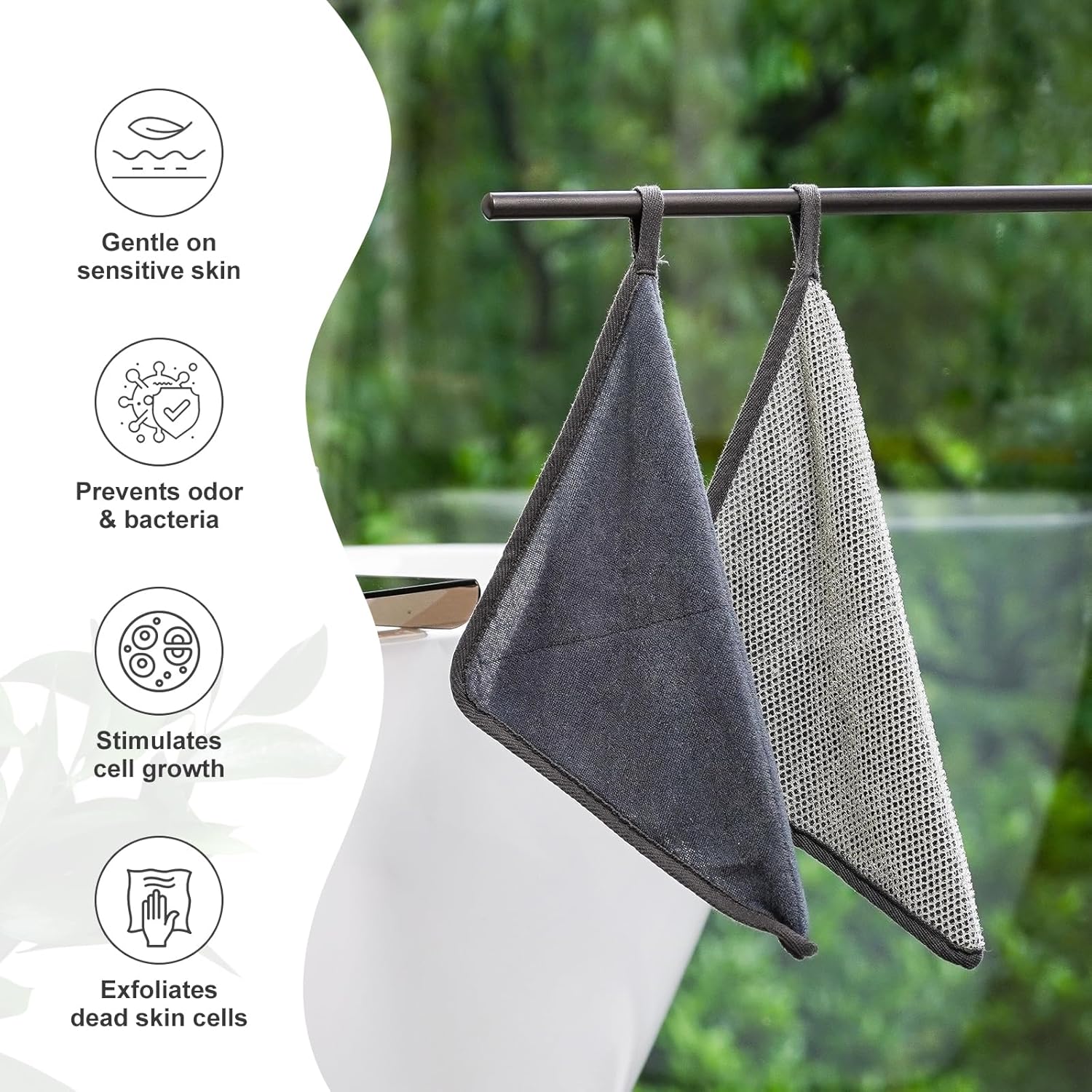 Yiclick Exfoliating Washcloth for Face and Body Store Gift