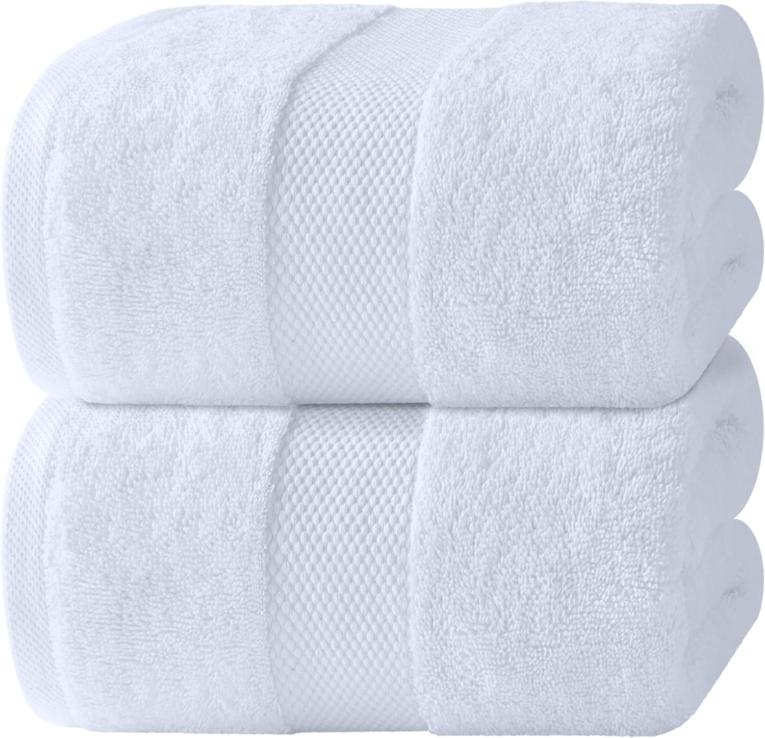 White Classic Extra Large Bath Sheets 2 Pack