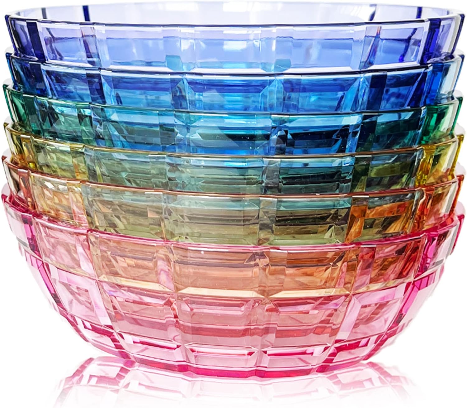 Sturdy Acrylic Bowl Set Perfect for Everyday Use or Special Occasions