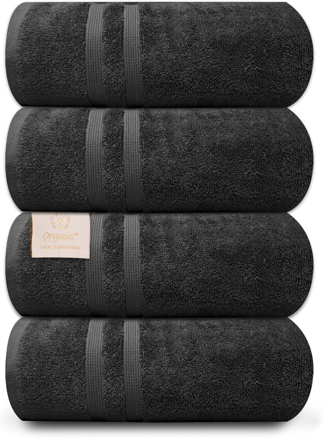 Organix Oversized 4-Piece Soft Bath Sheets Towels
