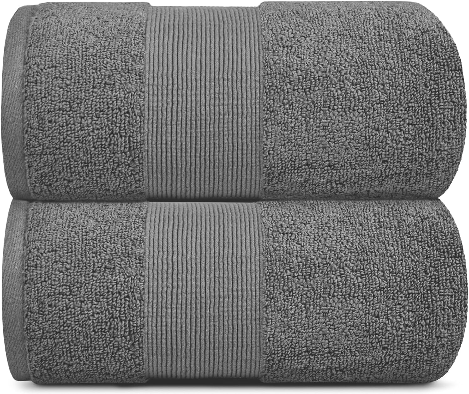 Luxury Oversized Bath Towels 35x70 Smoke Grey